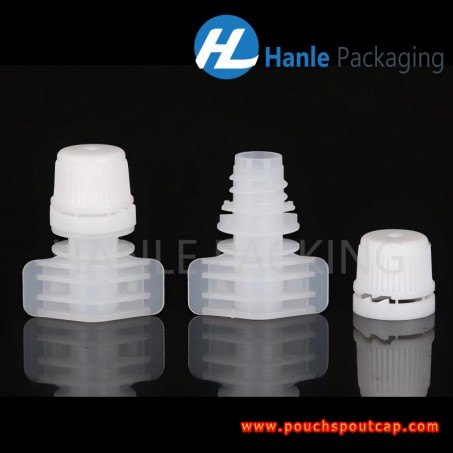 Skin moisturizers pouch cap and plastic 6mm spout, spout caps packaging cosmetic products - HL060D Skin moisturizers pouch cap and plastic 6mm spout, spout caps packaging cosmetic products - HL060D
